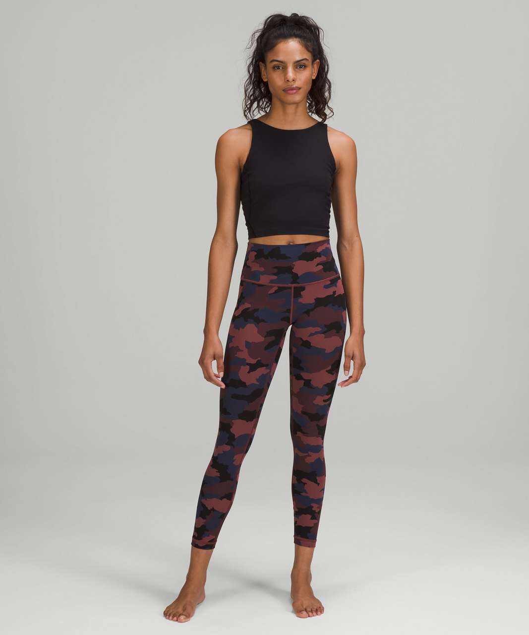 Lululemon Wunder Under High-Rise Tight 25" *Full-On Luxtreme - Heritage 365 Camo Smoky Red Night Sea Multi