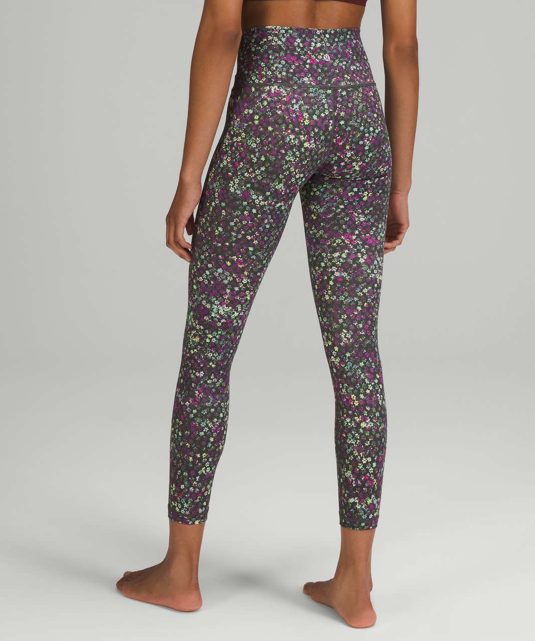 Lululemon Wunder Under High Rise Floral Leggings