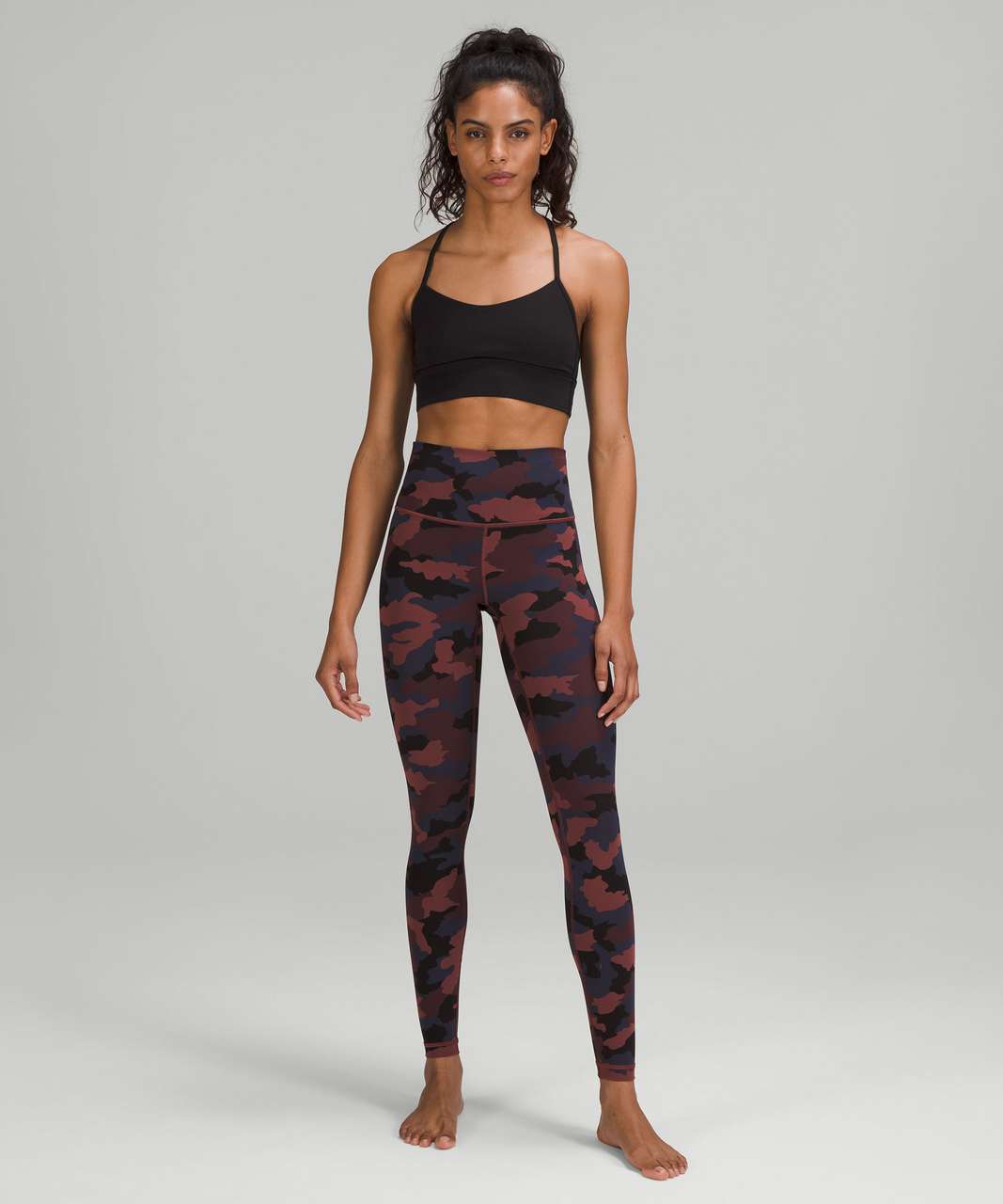 Lululemon Wunder Under Hi-Rise 1/2 Tight *17 - Incognito Camo Multi Grey -  lulu fanatics