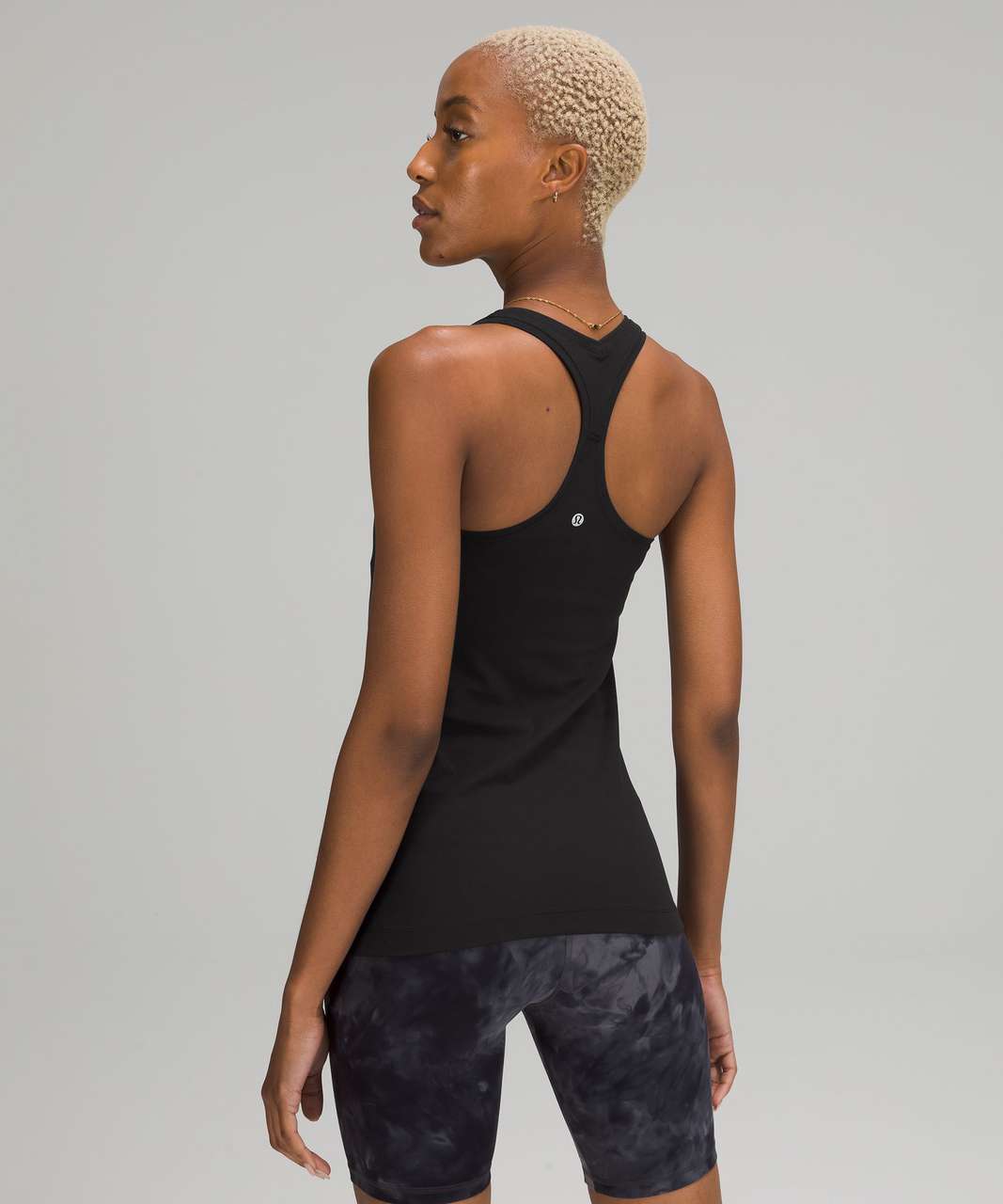 Lululemon Cool Racerback II - Luon Spray Jacquard White Black (First  Release) - lulu fanatics