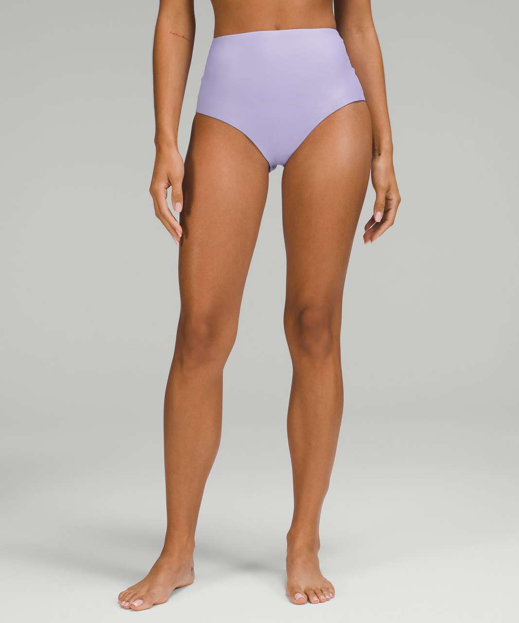 Lululemon Waterside High-Cut Super-High-Rise Swim Bottom *Medium Bum Coverage - Lilac Smoke