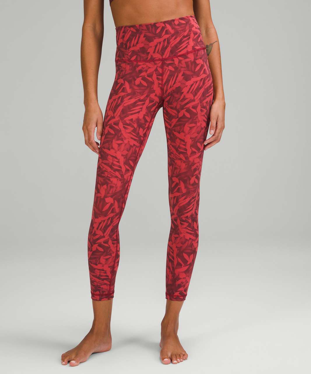 Lululemon Wunder Under High-Rise Tight 25 *Luxtreme - Spray Leaf