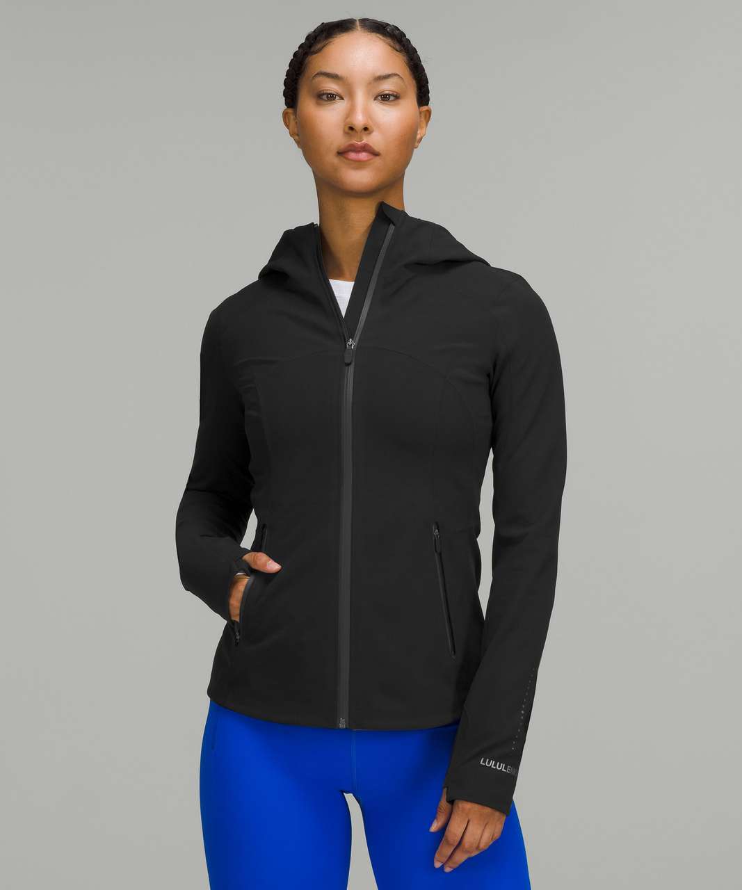 Lululemon Stretch Slim-Fit Running Jacket - Black