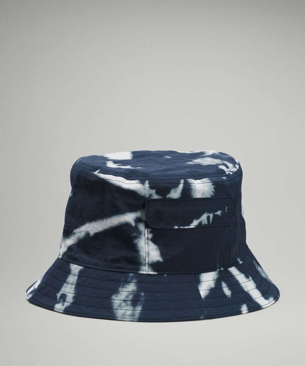 Lululemon On My Level Bucket Hat with Pocket - Indigo Ice Print Blue Multi
