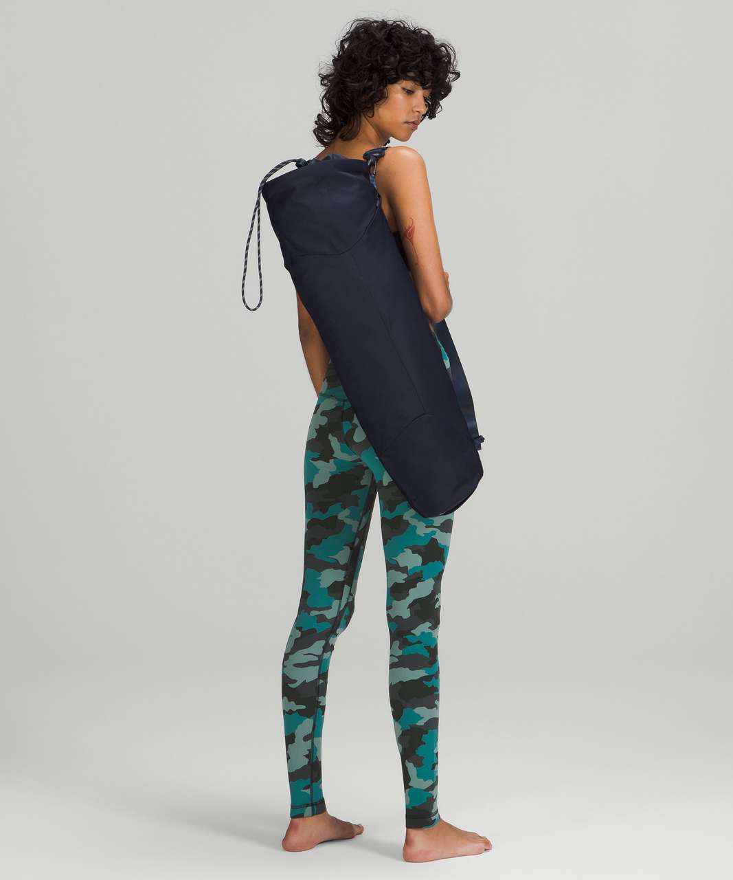 Lululemon Adjustable Yoga Mat Bag - Tidewater Teal - lulu fanatics