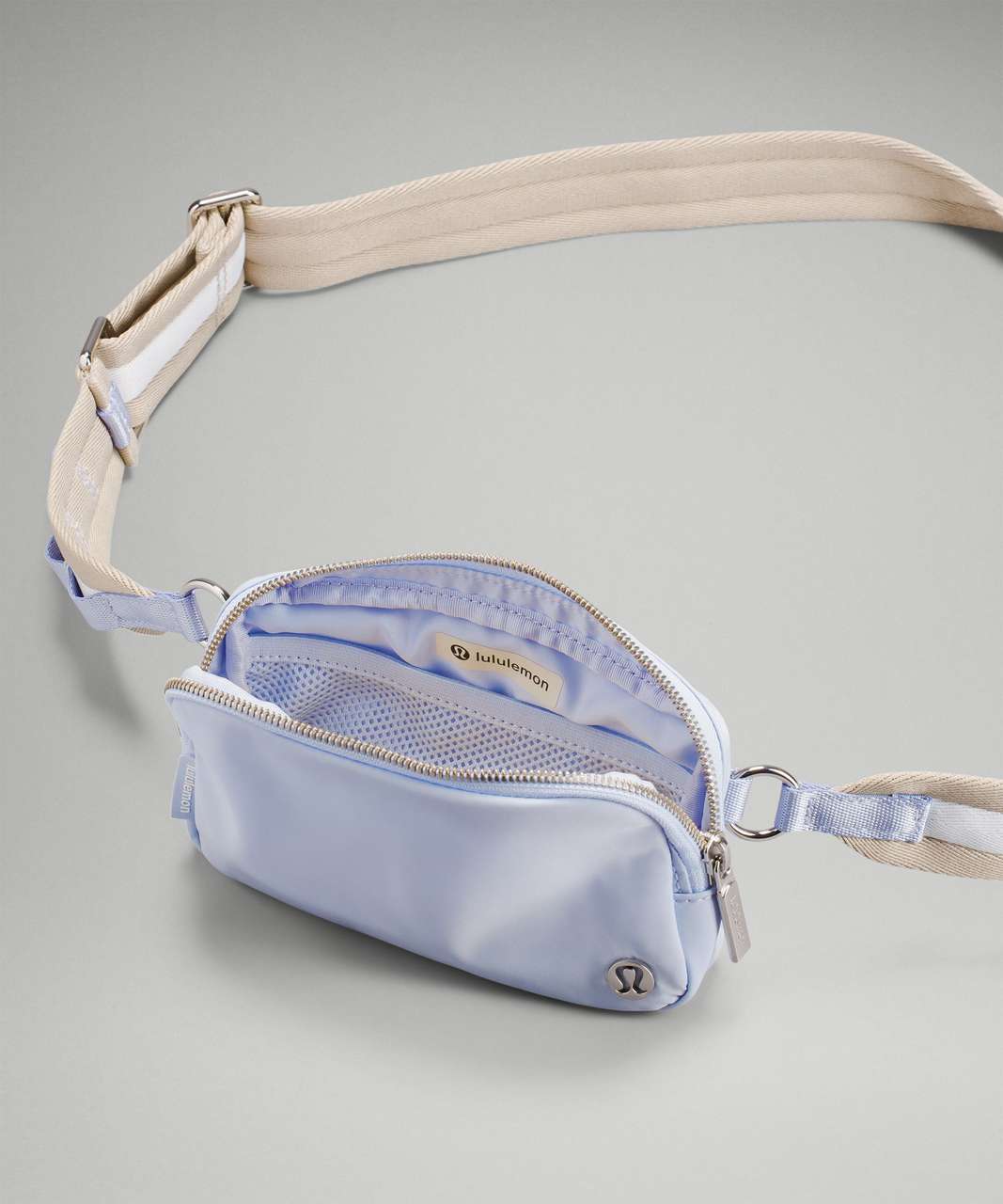 Lululemon Everywhere Crossbody Bag - Pastel Blue / Raw Linen - lulu fanatics