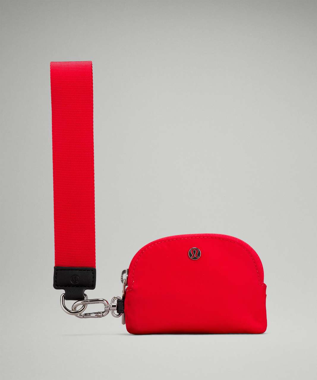 Lululemon Dual Pouch Wristlet - Black / Love Red - lulu fanatics