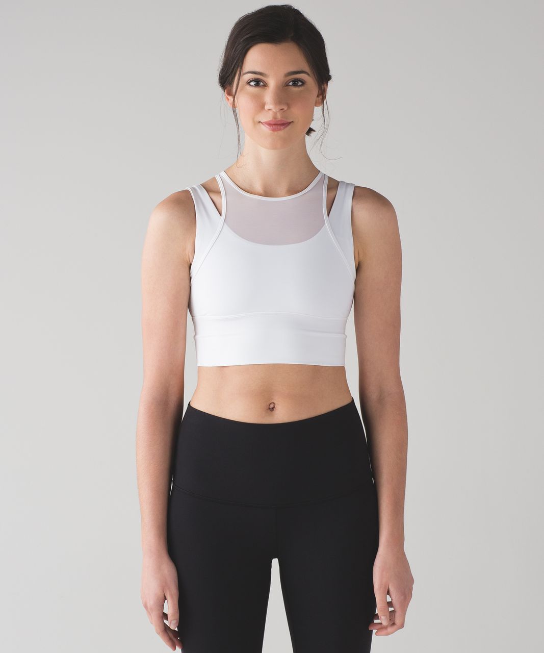 Lululemon Double Tap Long Line Bra White