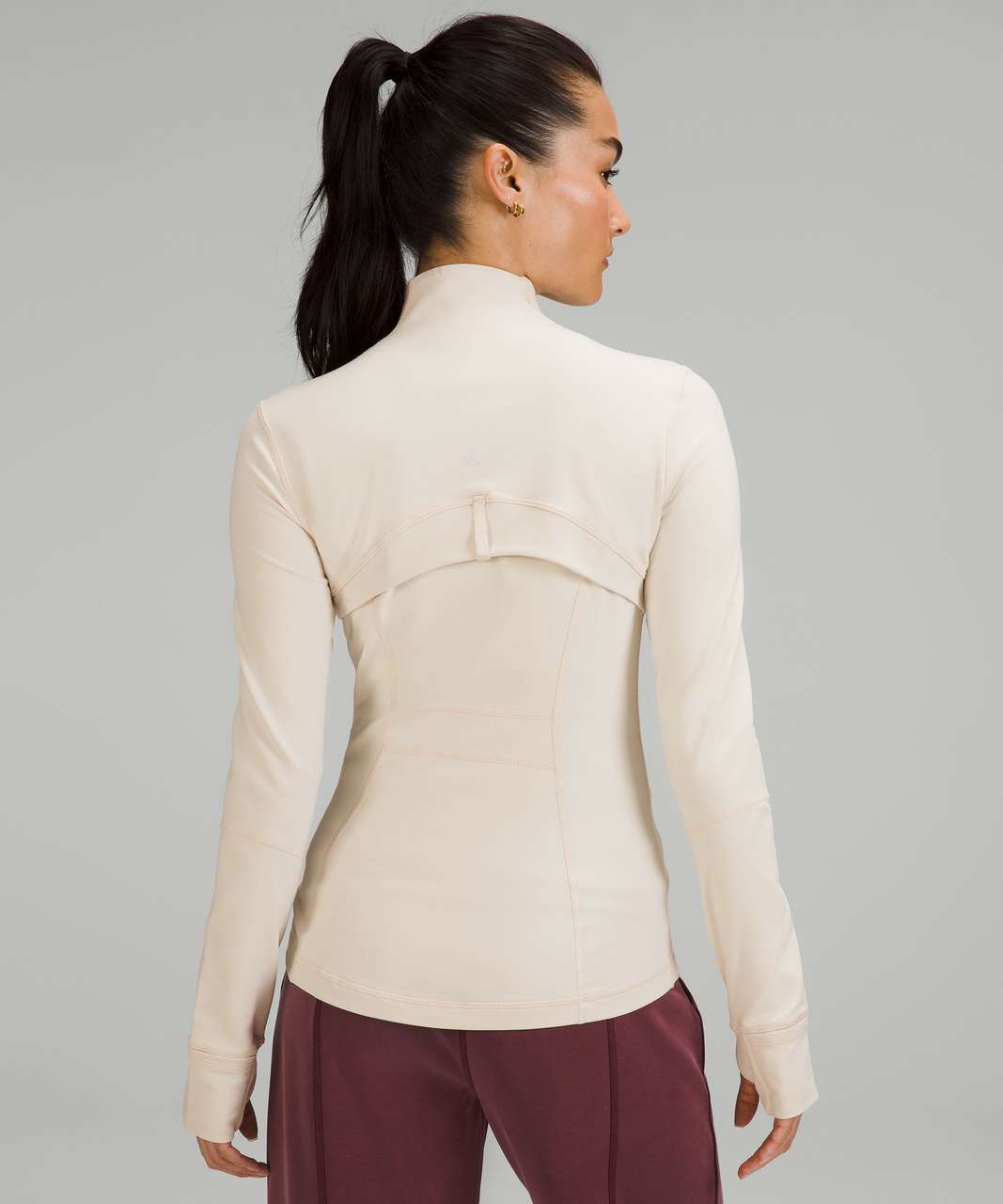 Throwback Shape Jacket (white opal / raw linen, size 2) - feels