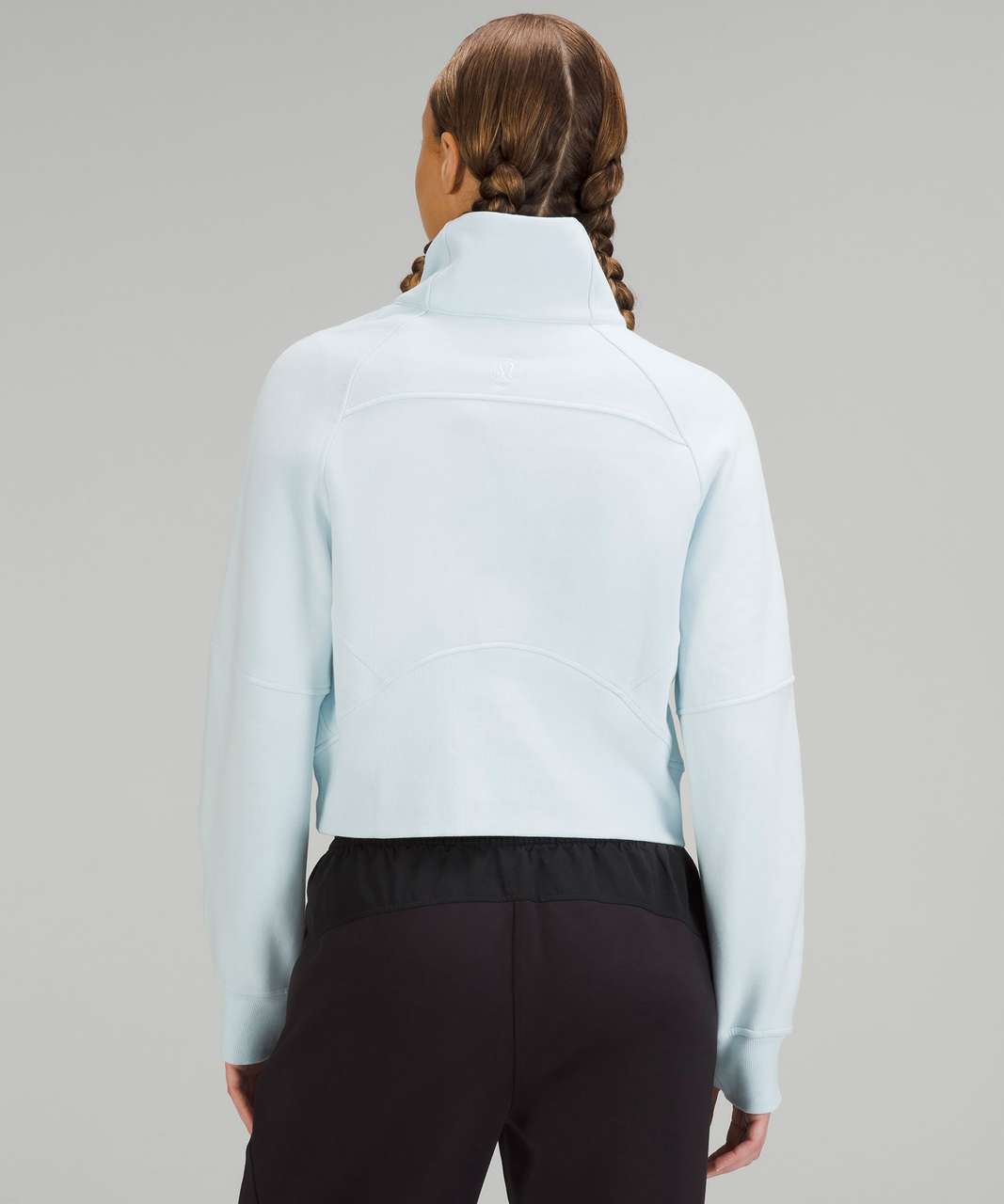 Lululemon Scuba Oversized Funnel Neck Half Zip - Powder Blue