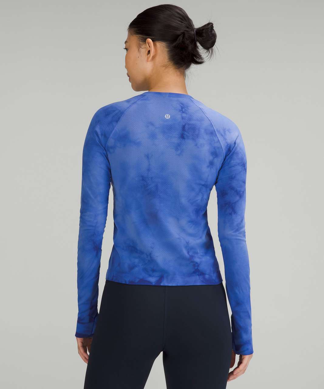 Lululemon Swiftly Tech LS 2.0 Race Blue Marble Dye Women's Size 8 New -  beyond exchange