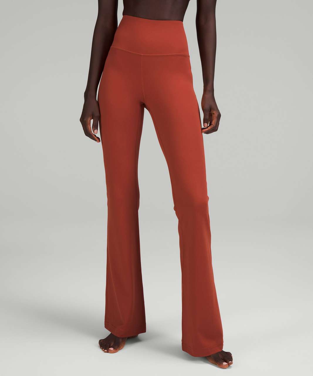 Lululemon Groove Super-High-Rise Flared Pant Nulu - Cayenne - lulu fanatics