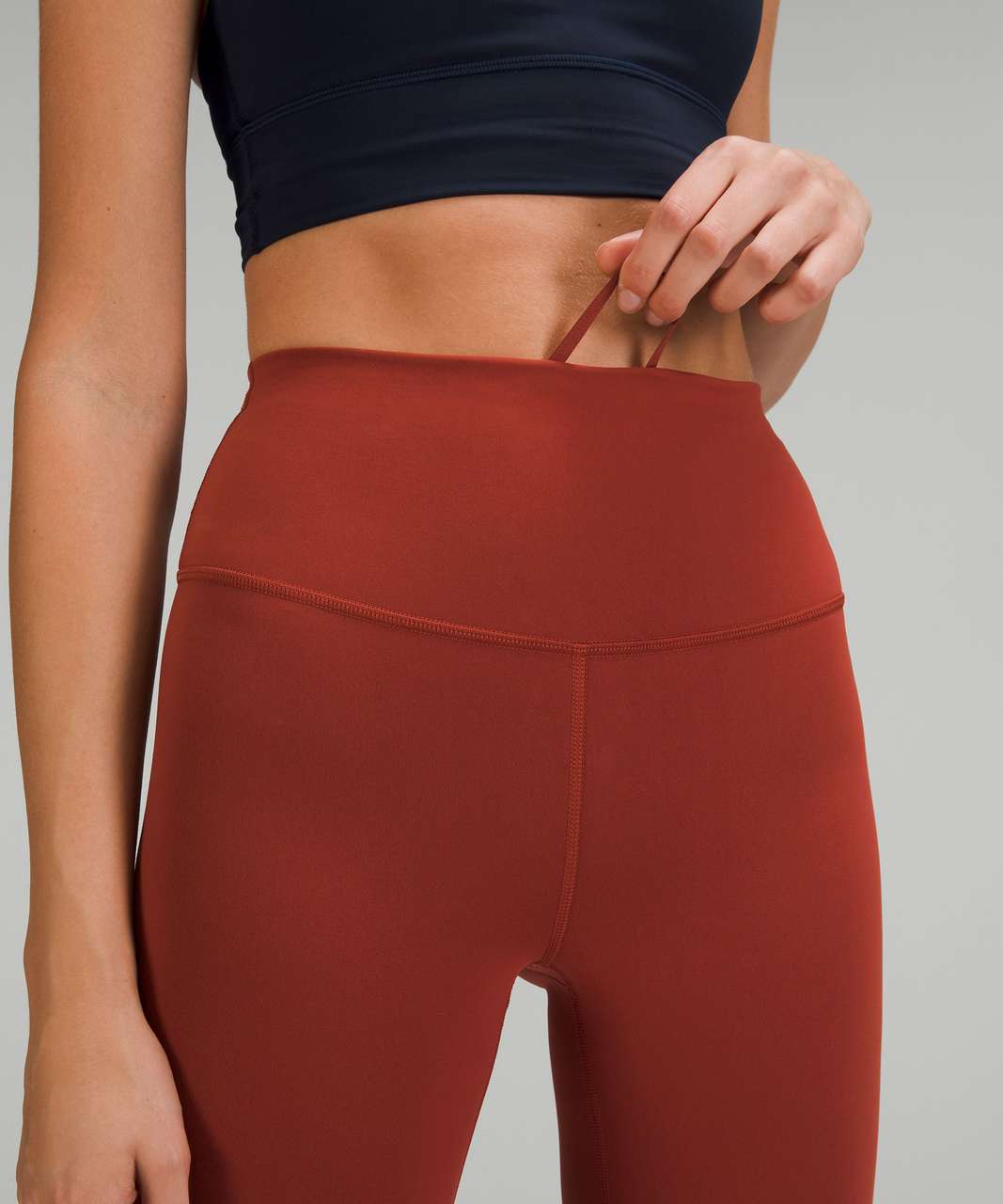 Lululemon Wunder Train HR Tight 28” Hot Heat Red Size 12 Brand New