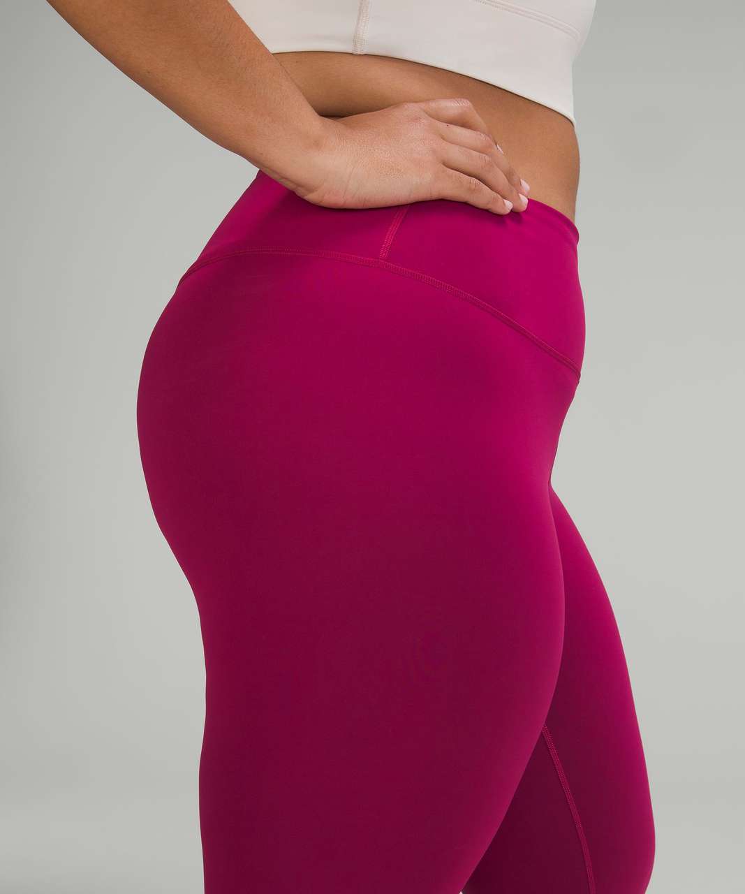 Lululemon Wunder Train High-Rise Tight 25" - Pomegranate