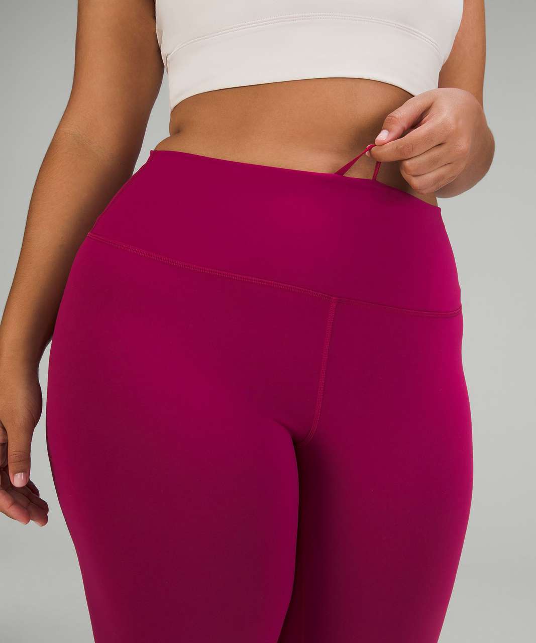 Lululemon Wunder Train High-Rise Tight 25 - Pomegranate - lulu fanatics