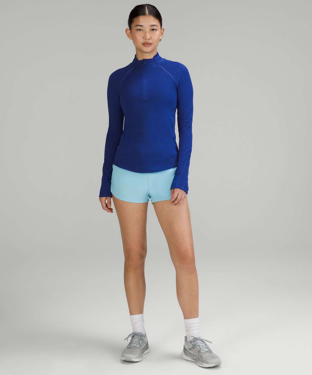 Lululemon Speed Up Low-Rise Lined Short 2.5" - Blue Chill