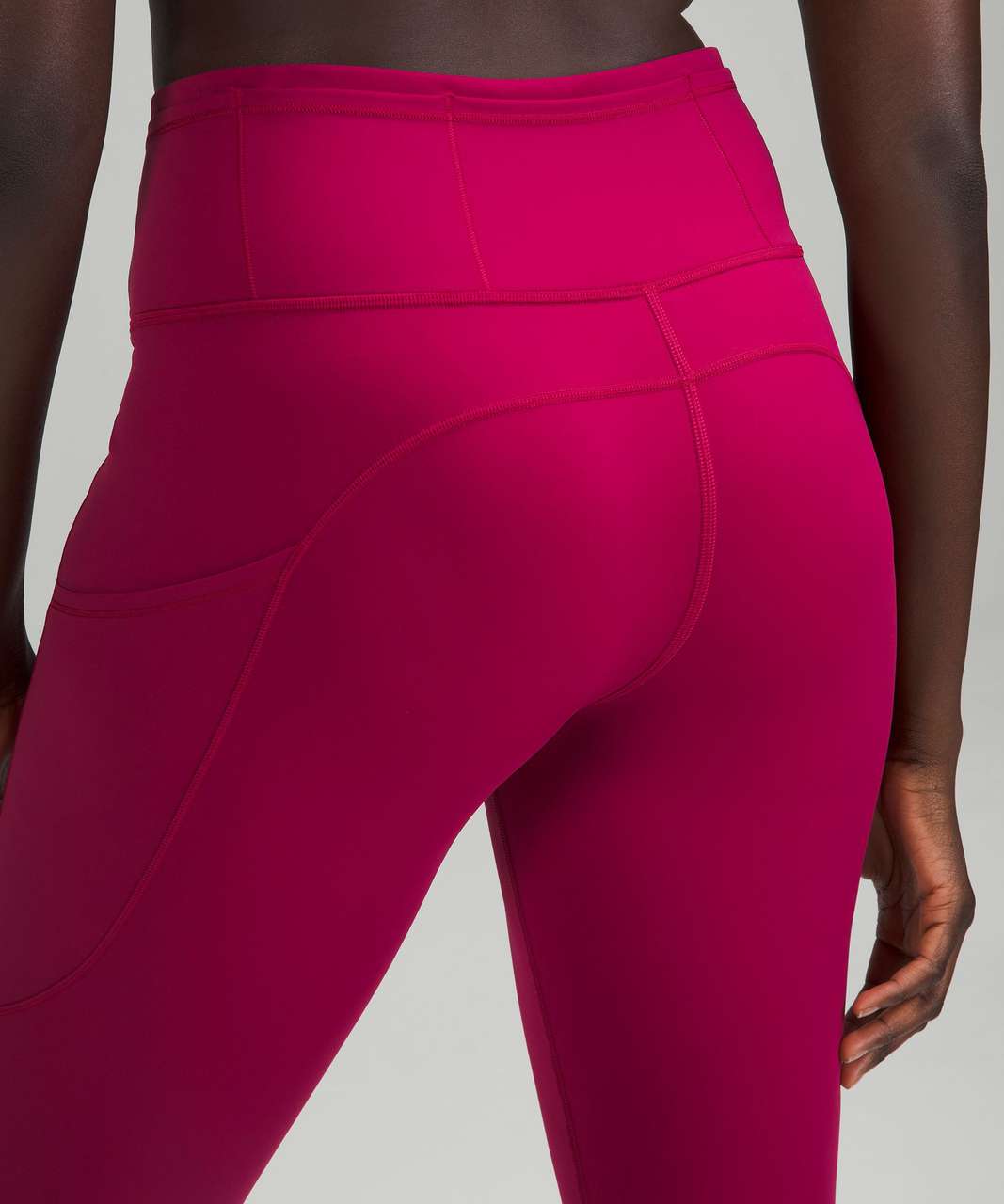 Lululemon Fast and Free High-Rise Tight 25" - Pomegranate