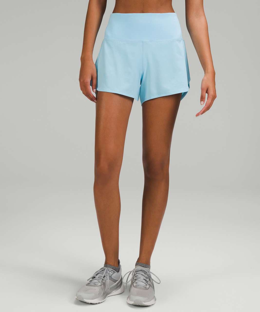 Lululemon Speed Up High-Rise Lined Short 4 - Blue Chill - lulu