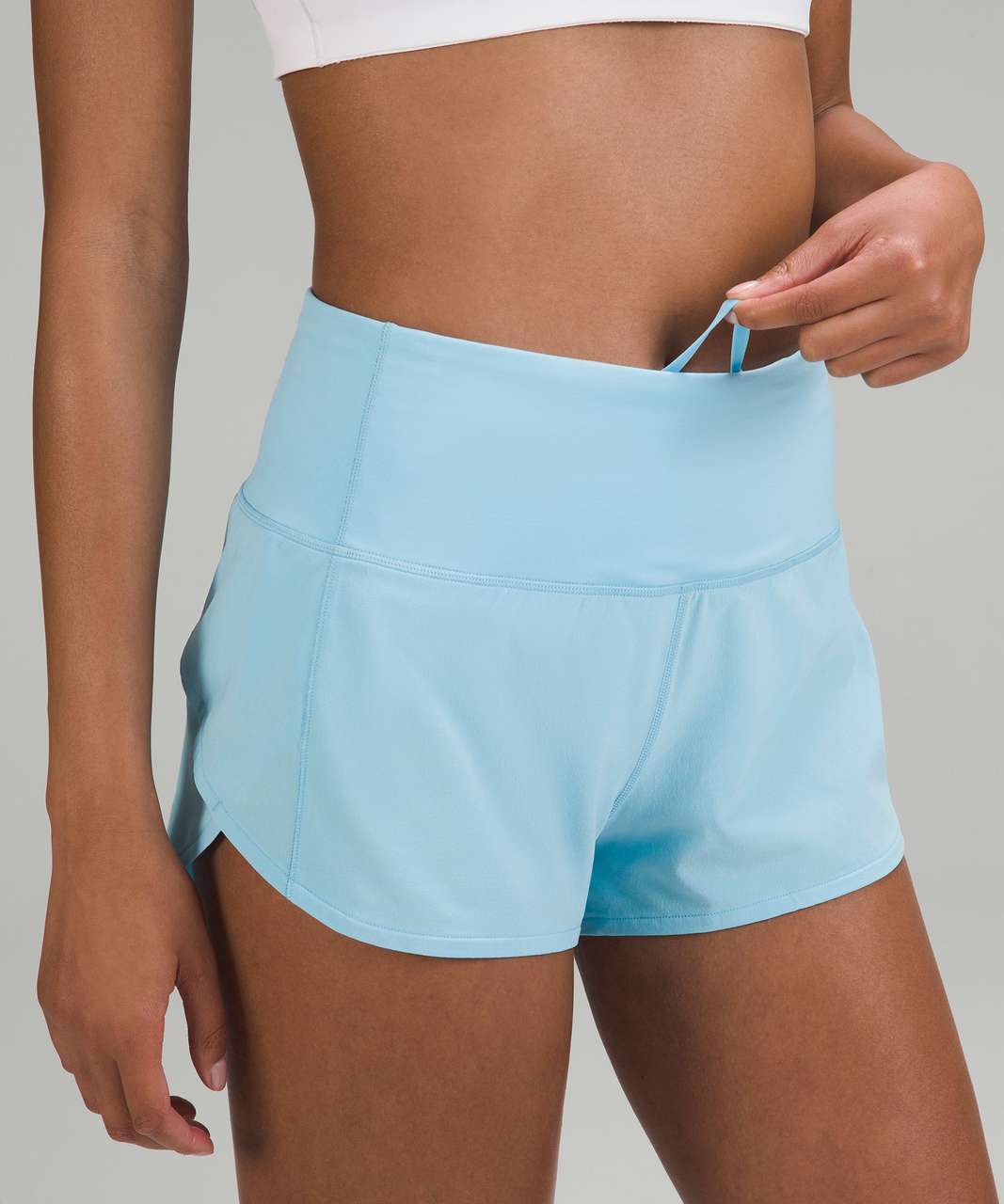 Lululemon Speed Up High-Rise Lined Short 2.5 - Blue Chill - lulu