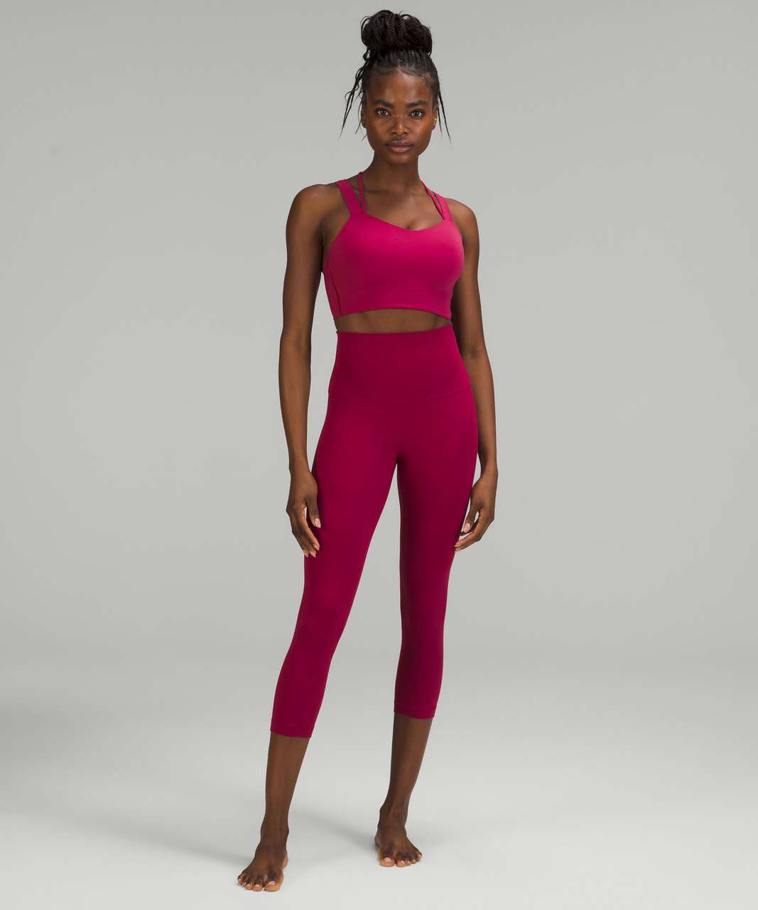 lululemon Like a Cloud Longline D/DD Cup Ribbed - Medium support