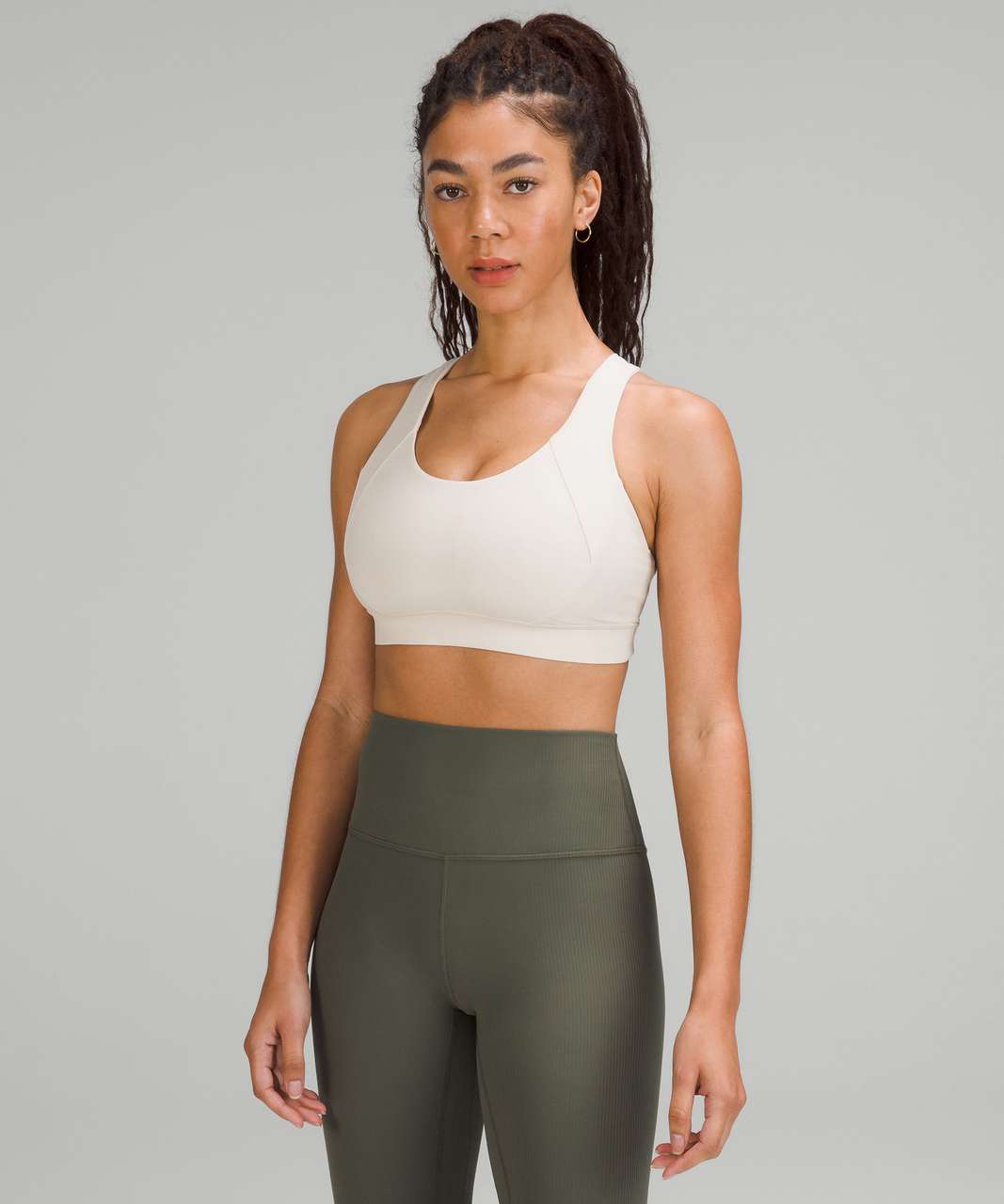 Lululemon Free to Be Elevated Bra *Light Support, DD/DDD(E) Cup - White Opal