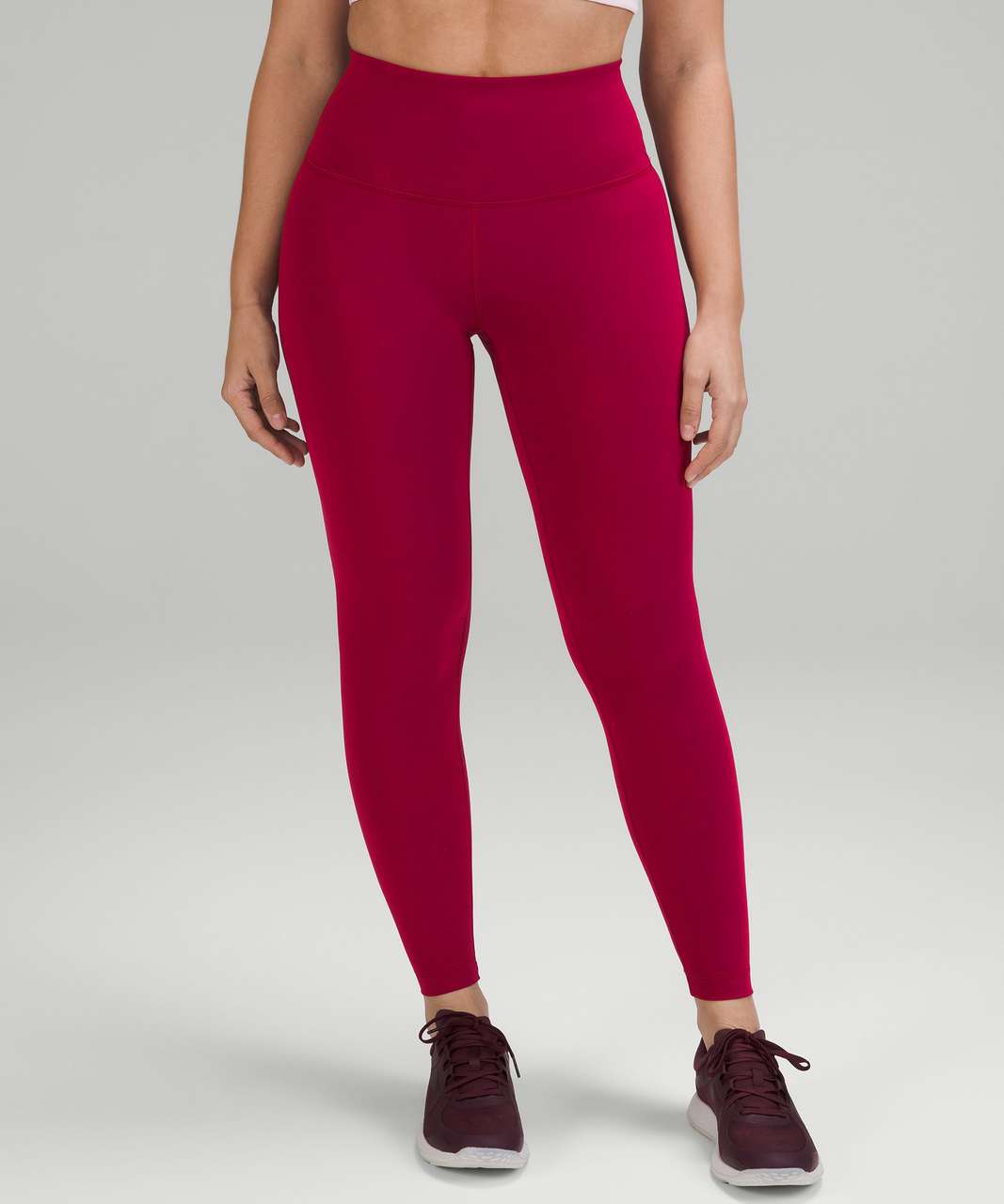 Lululemon Wunder Train Contour Fit High-Rise Tight 25" - Pomegranate