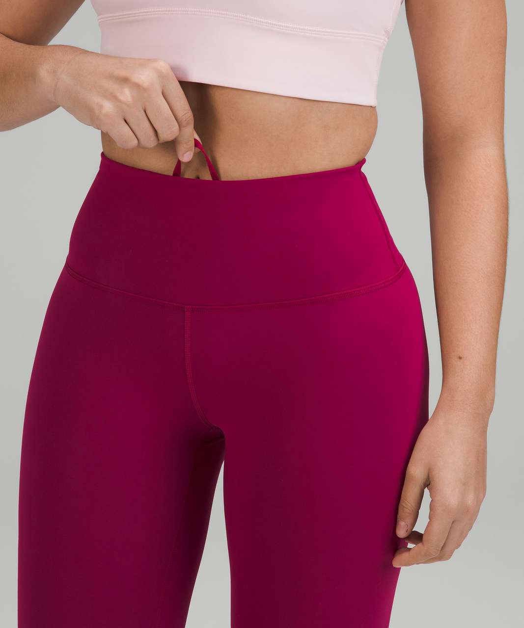 Lululemon Wunder Train Contour Fit High-Rise Tight 25 - Pomegranate - lulu  fanatics