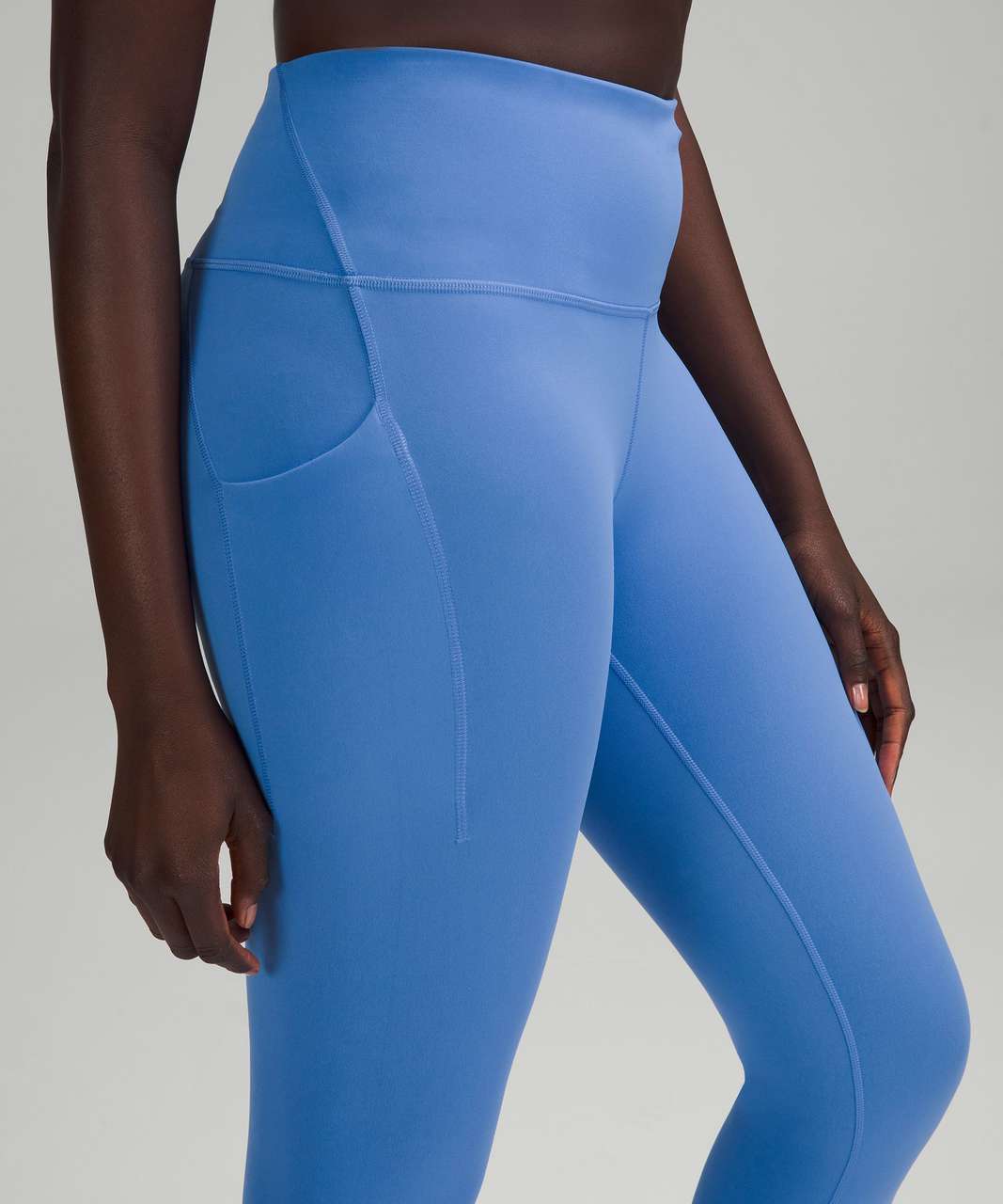 Lululemon high rise wunder under 28” leggings in blue nile Size 8