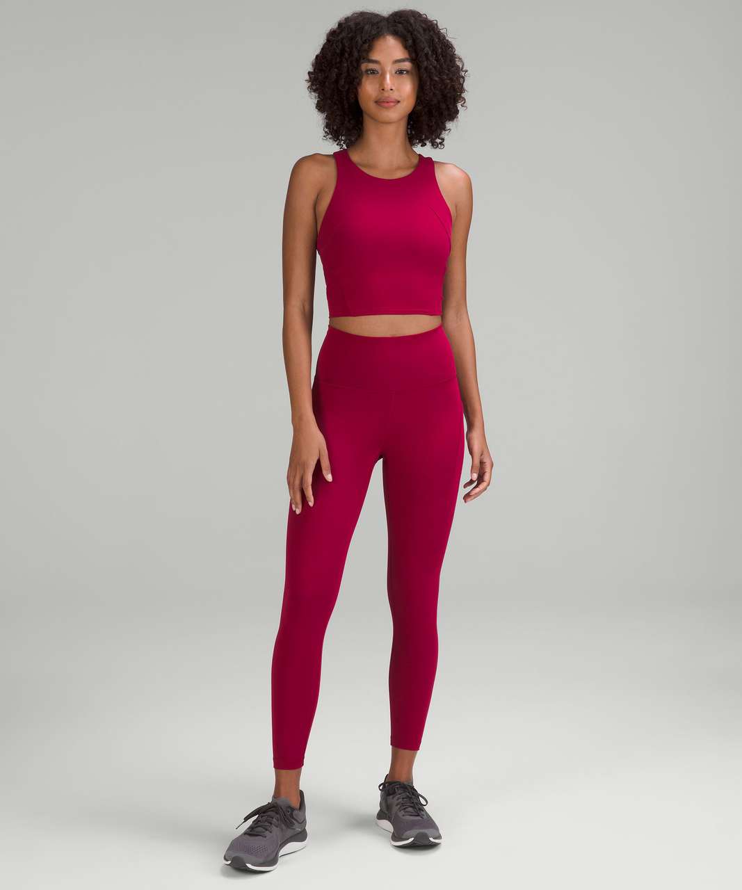 Lululemon Wunder Train High-Rise Tight with Pockets 25" - Pomegranate