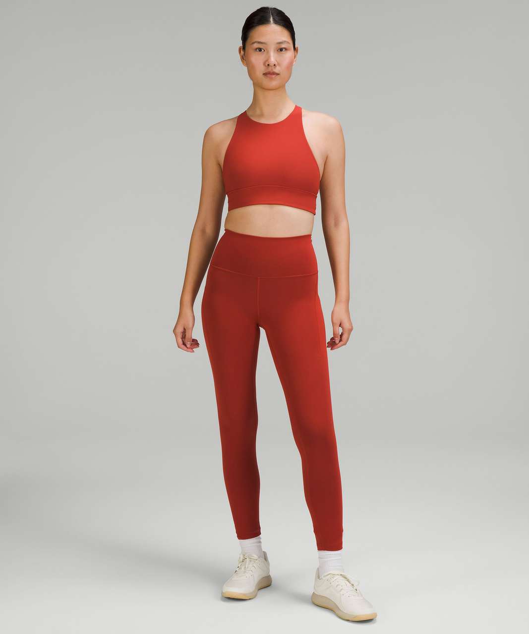 Lululemon Wunder Train High-Rise Tight with Pockets 25" - Cayenne