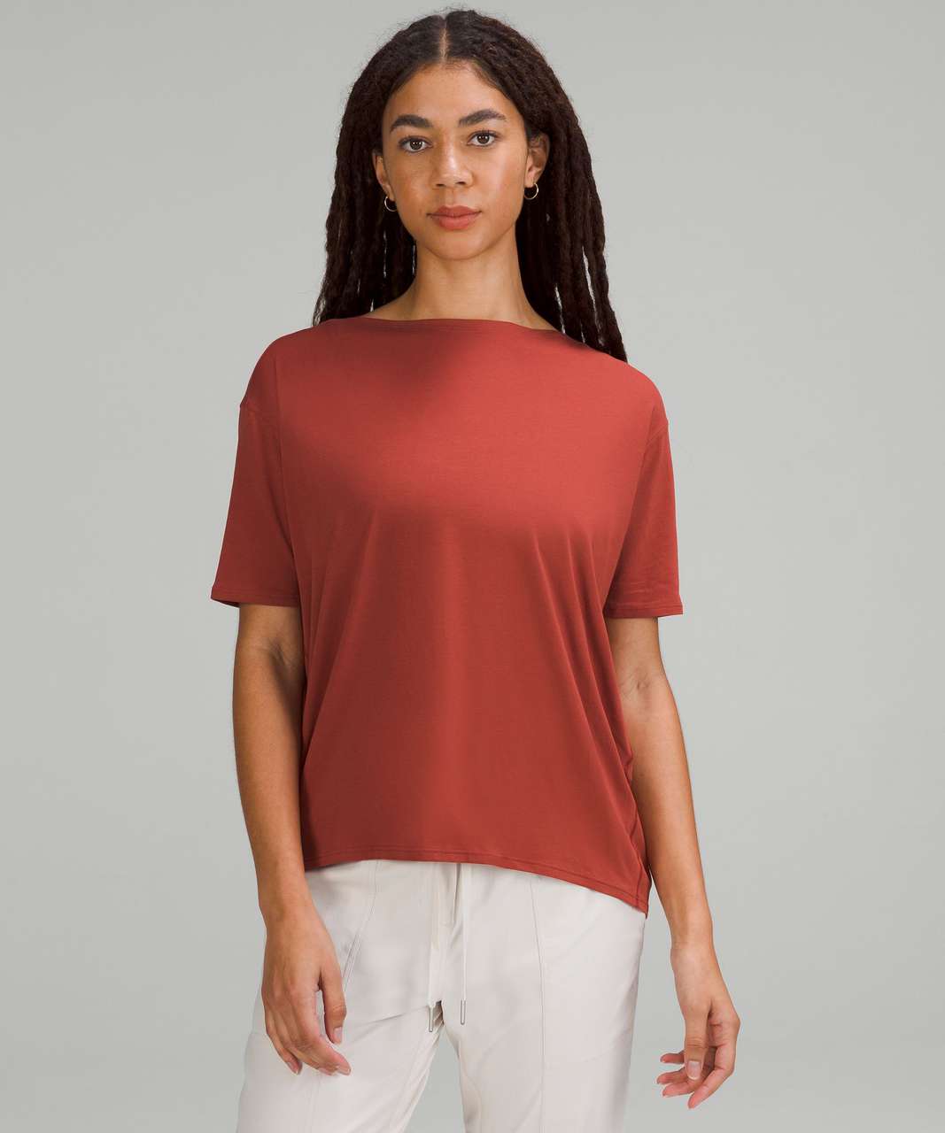 Lululemon Back in Action Short Sleeve Shirt - Cayenne