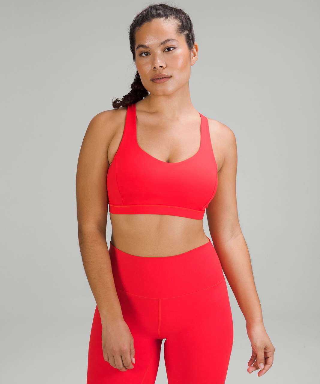 Lululemon Free to Be Serene Bra *Light Support, C/D Cup - Carnation Red