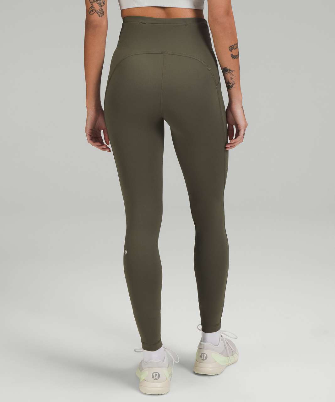 Lululemon Swift Speed High-Rise Tight 28 - Army Green - lulu fanatics