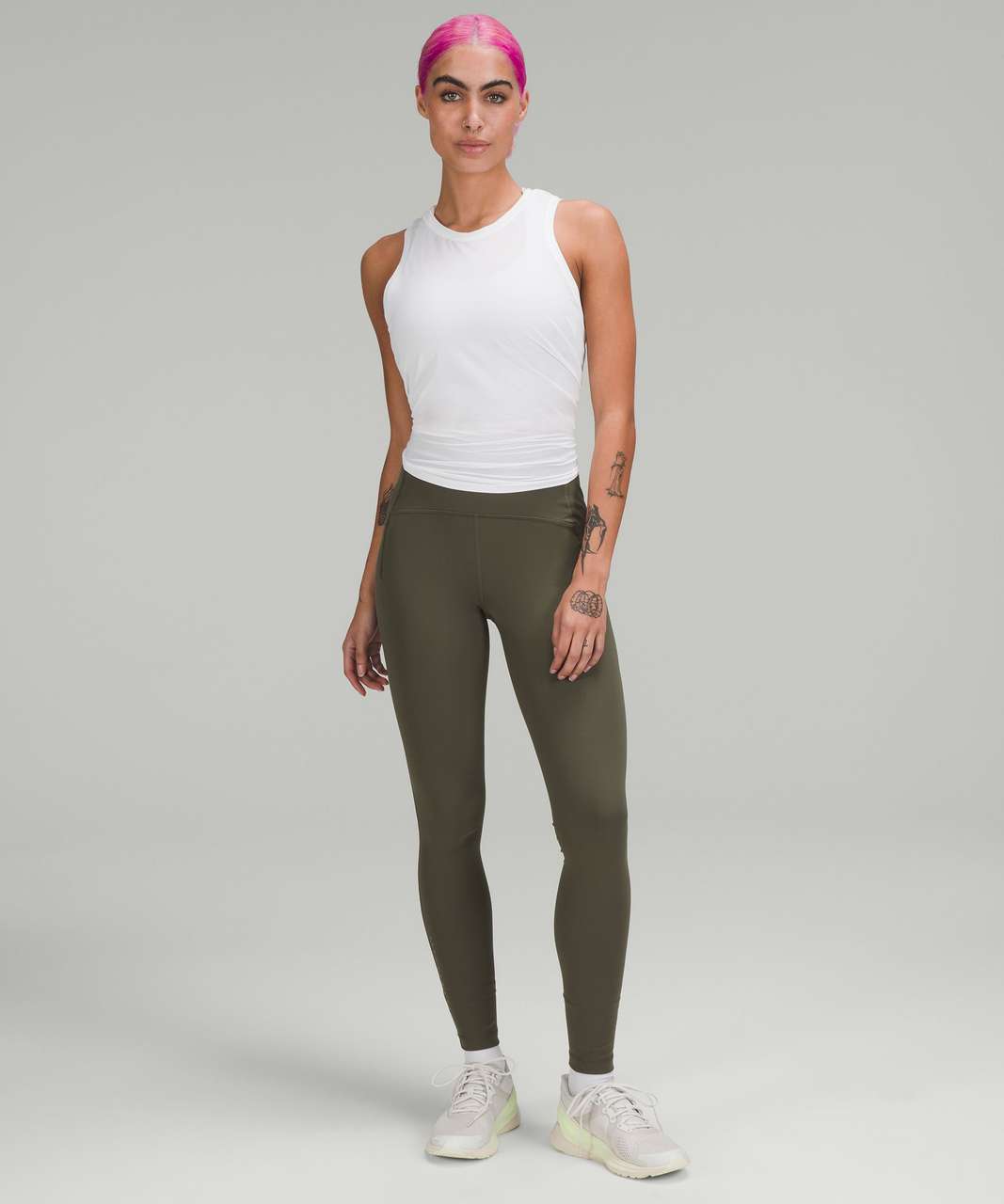 Lululemon swift speed high rise tight 28” dark olive