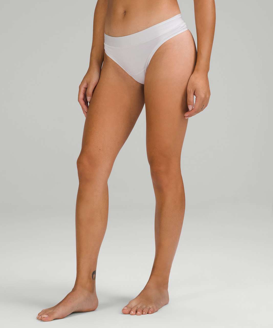 Lululemon UnderEase Mid-Rise Thong Underwear - Vapor