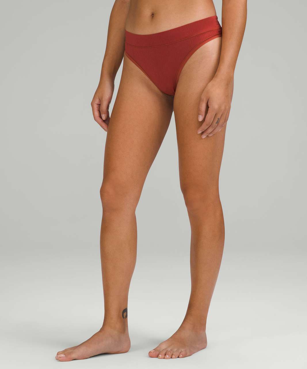 Lululemon UnderEase Mid-Rise Bikini Underwear - Java - lulu fanatics