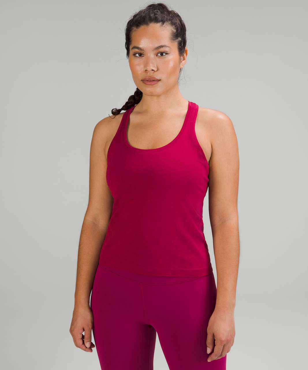 Lululemon Swiftly Tech Racerback Tank Top 2.0 *Race Length - Pomegranate / Pomegranate