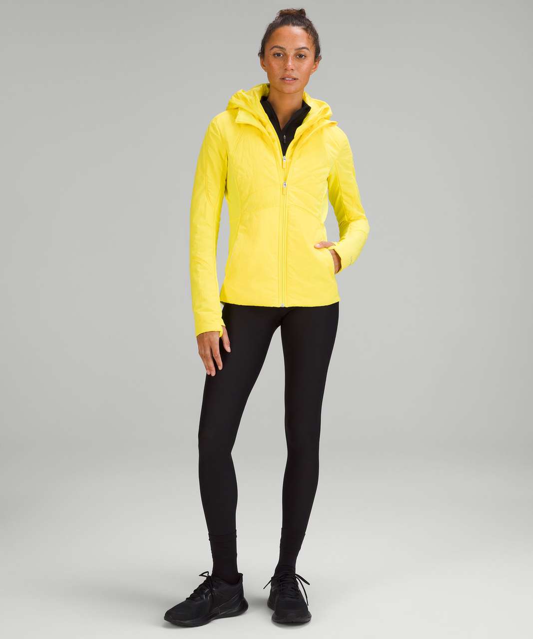 Lululemon Another Mile Jacket - Sonic Yellow - lulu fanatics