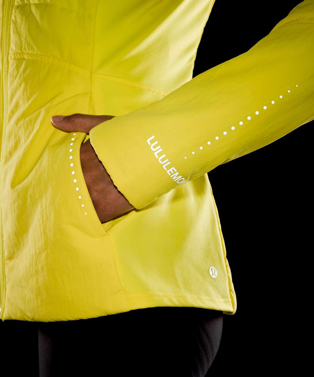 Lululemon Another Mile Jacket - Sonic Yellow