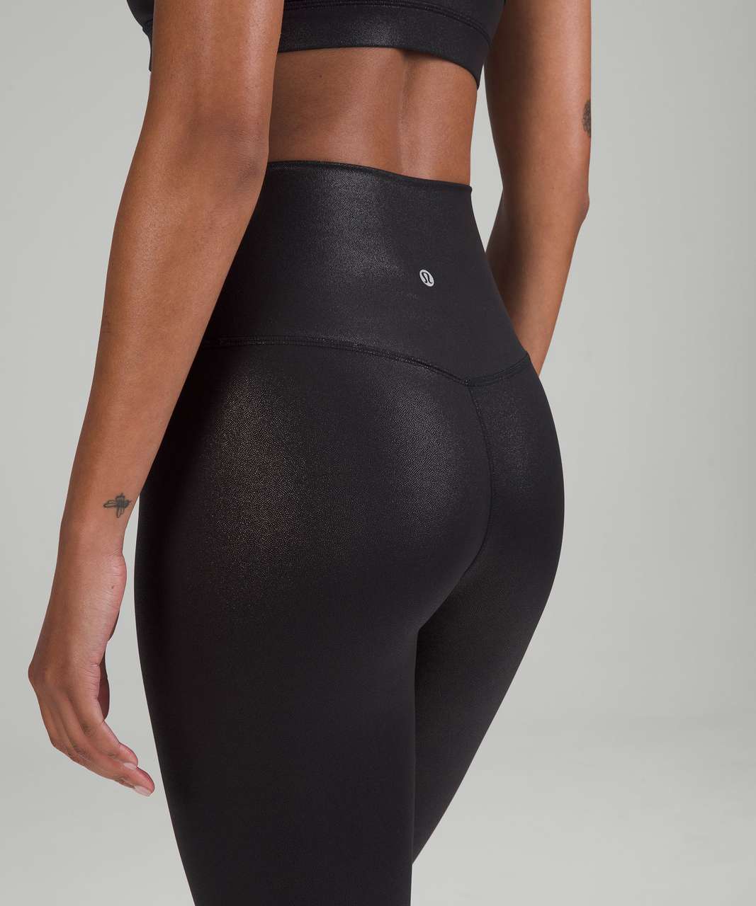 Lululemon Align Pant*Shine Radiate Foil Print Black 25” Size 0 NWT $118