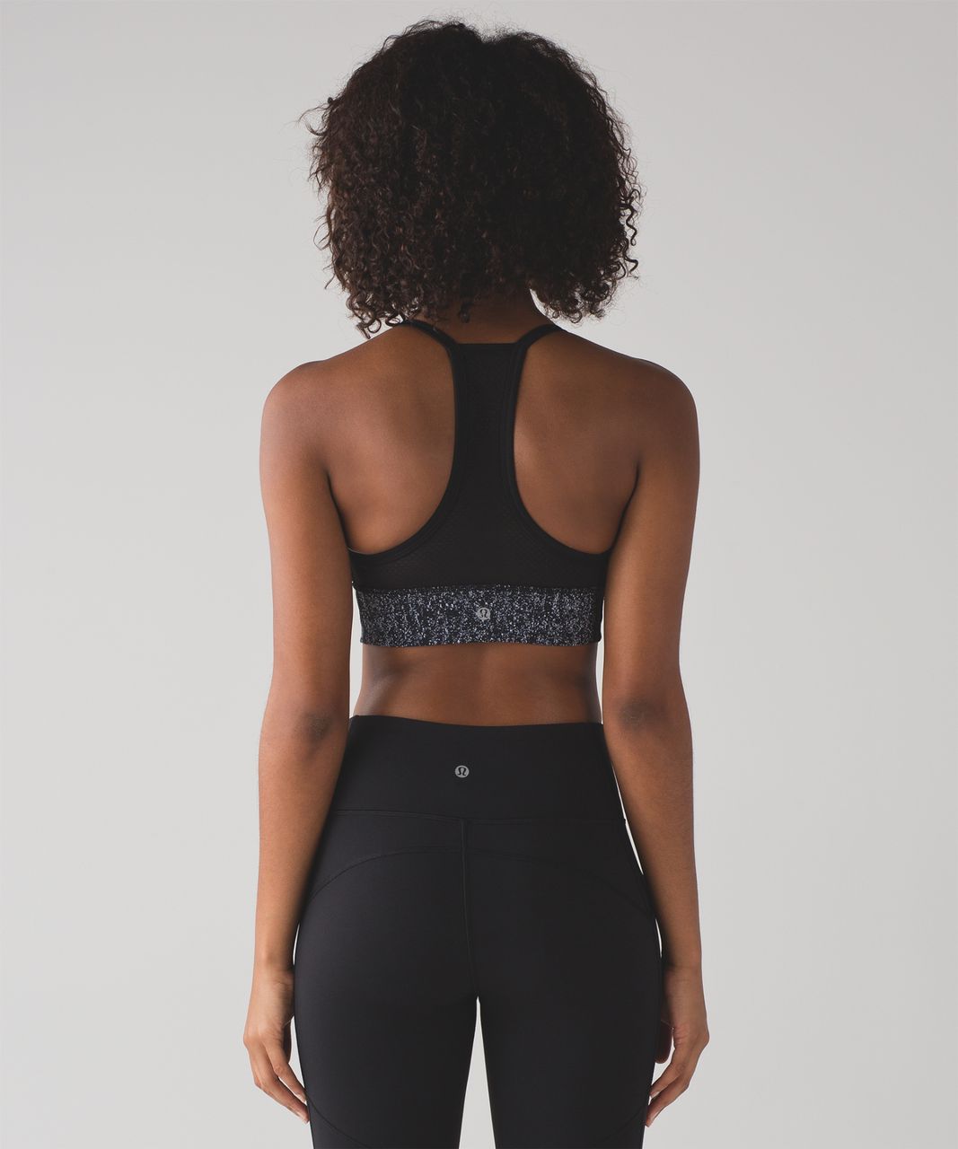 Lululemon Fit Physique Bra - Black / Suited Print White Black