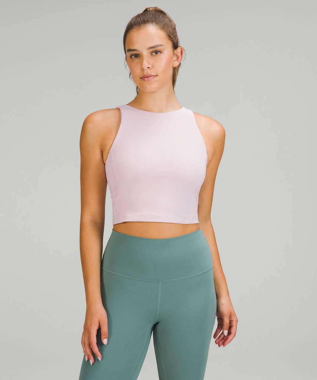 Lululemon Align High-Neck Tank Top - Pink Peony - lulu fanatics