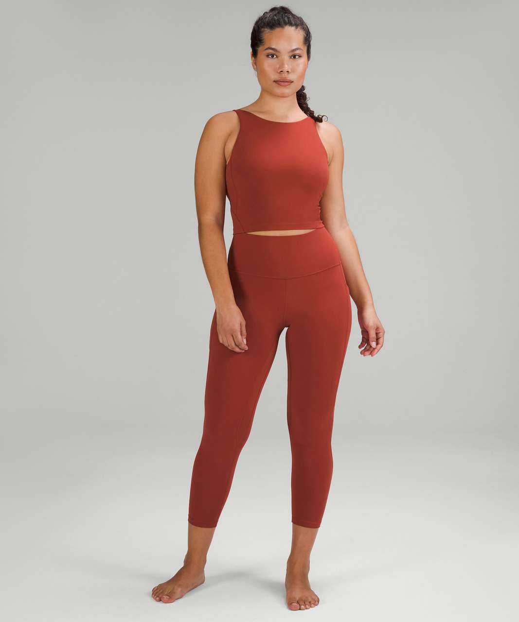 cayenne align high neck tank + black grooves (my fav pants ever)🧡 : r/ lululemon