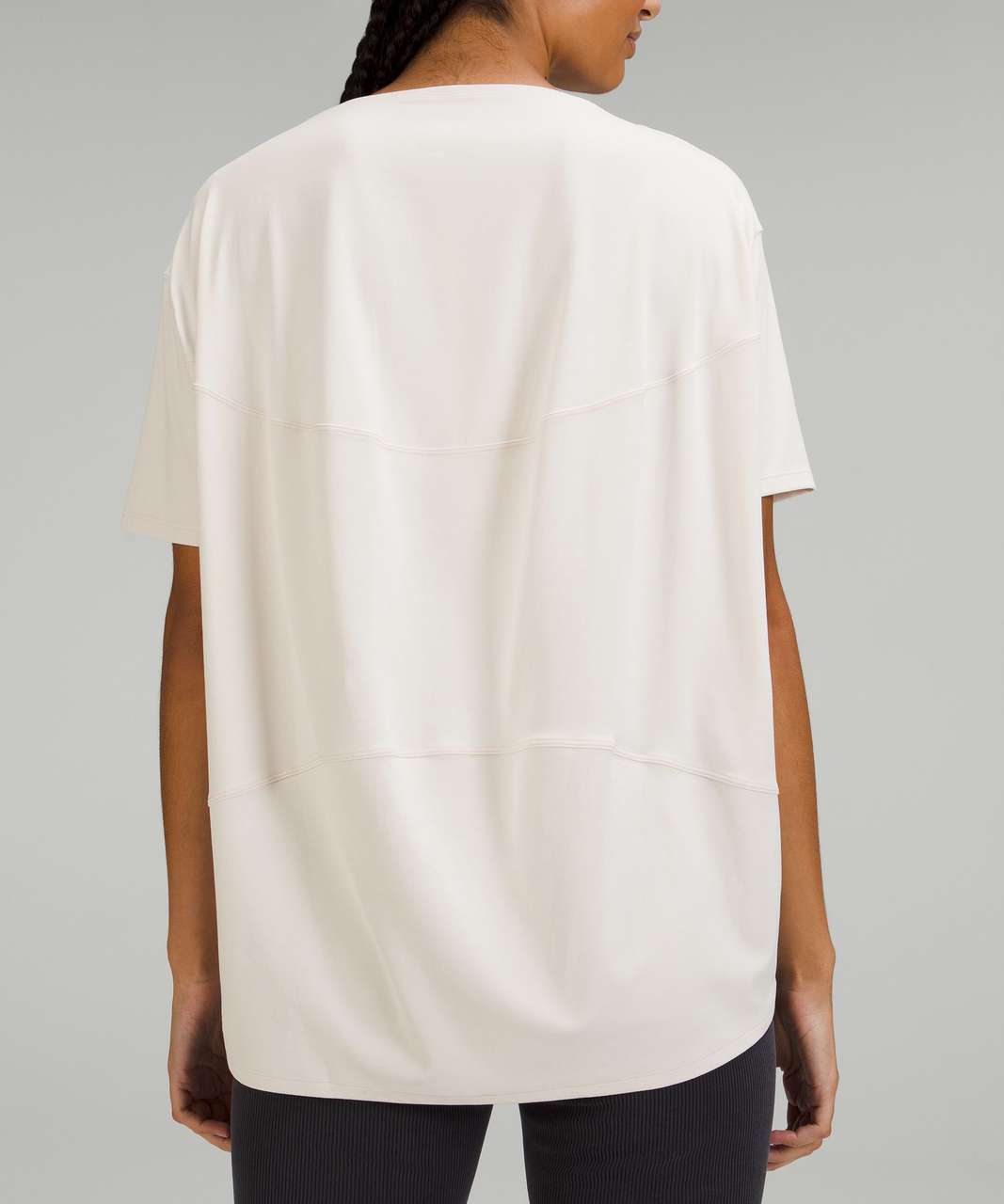 Lululemon Back in Action Short Sleeve T-Shirt *Nulu - White Opal