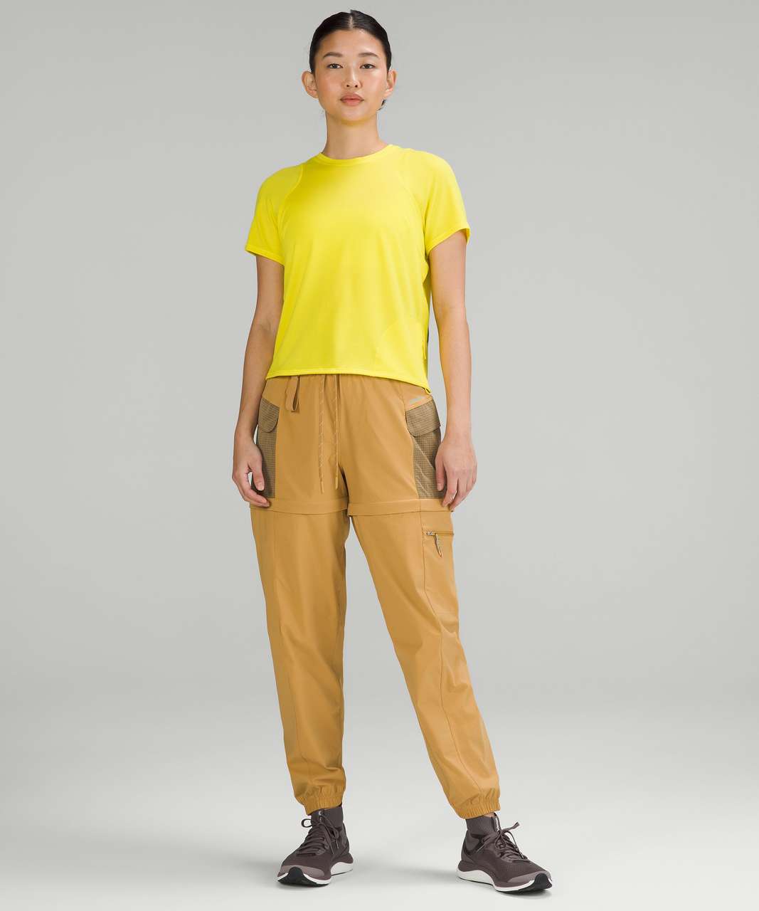 Lululemon Lightweight Cinched Hem Hiking T-Shirt - Sonic Yellow