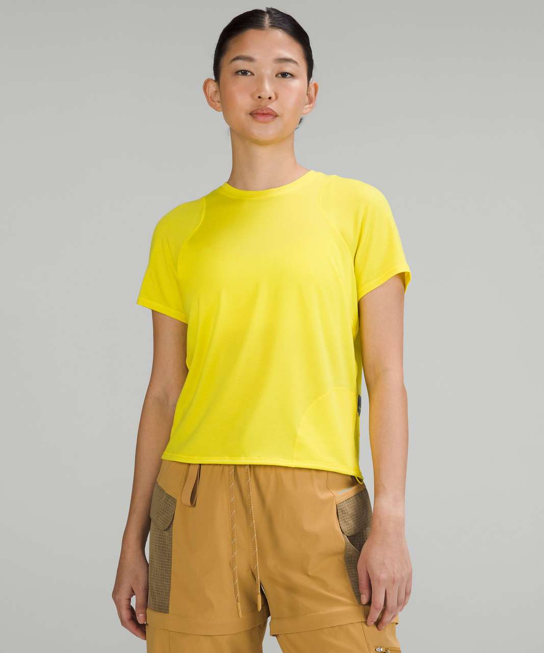 Lululemon Lightweight Cinched Hem Hiking T-Shirt - Sonic Yellow