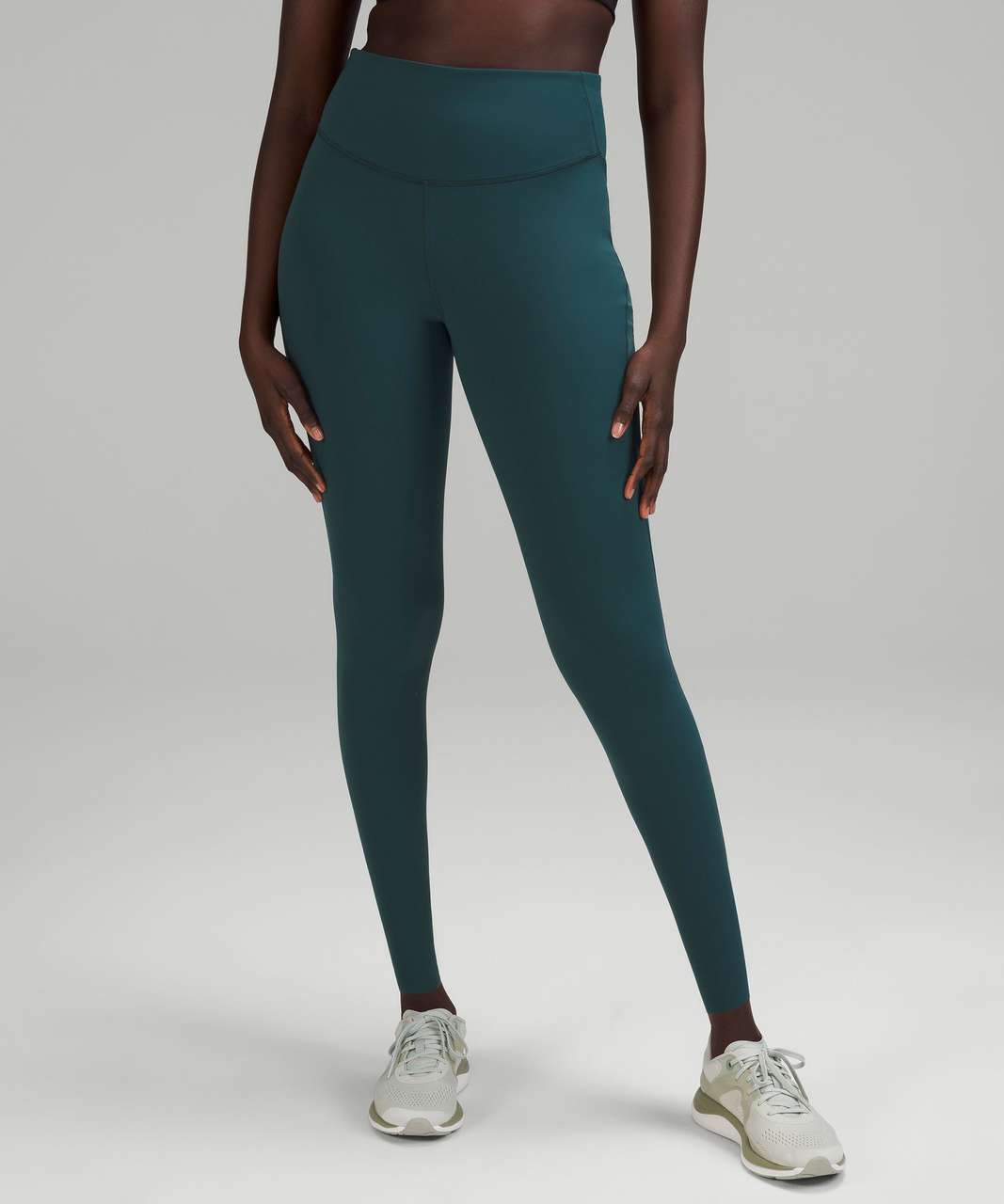 Leggings Lululemon Green size 4 US in Spandex - 40638008