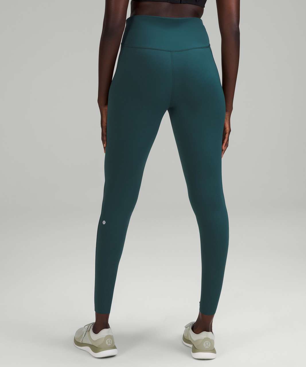 Lululemon Base Pace High-Rise Tight 25 Two-Tone Ribbed (Green