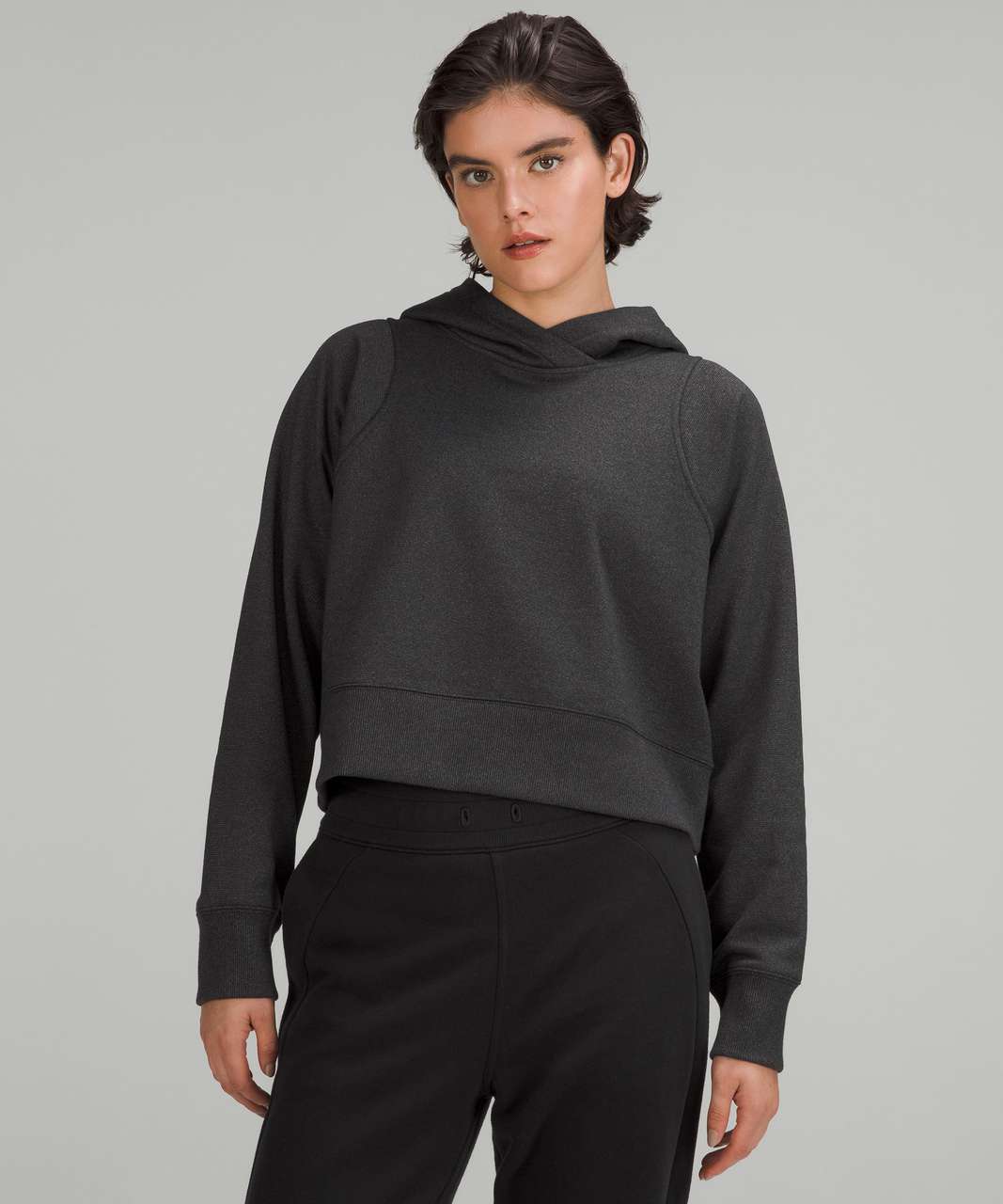 lululemon athletica, Tops, Lululemon Womens Black Pullover Anorak Pocket Hoodie  Sweatshirt N646 Size 4