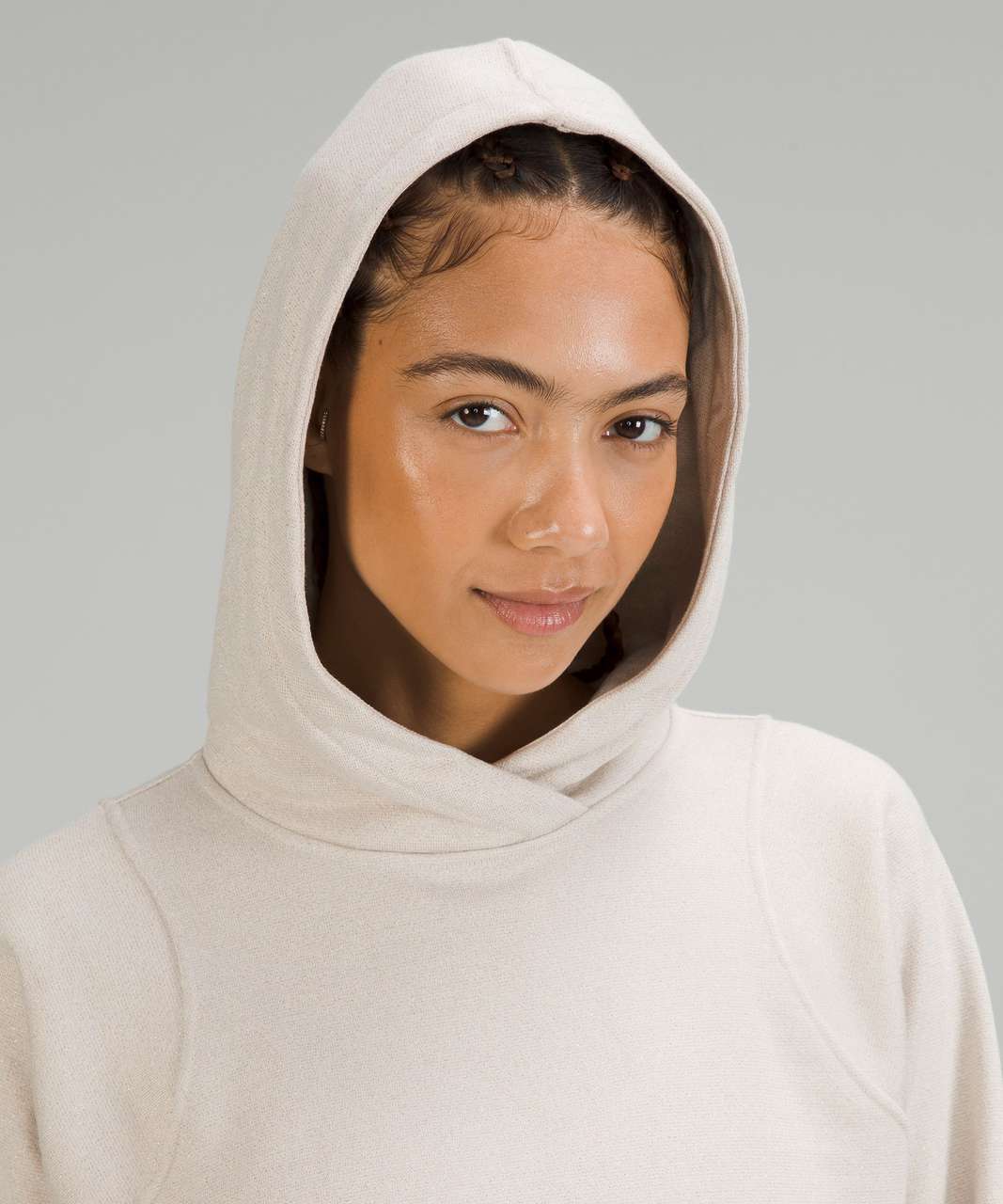 Lululemon Loungeful Cropped Hoodie *Spark - Bone / Beige - lulu